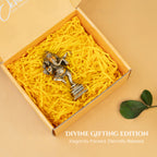 Brass Ganesha Idol with Gift Box for Housewarming, Wedding & Gifting