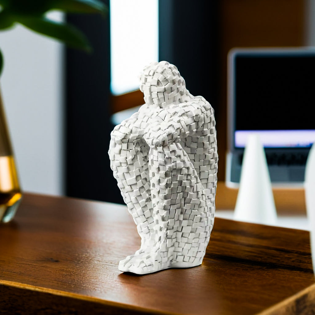 Resin Brick Man  Showpiece for Home Decor ,Living Room, TV Unit, Showcase Shelf & Office