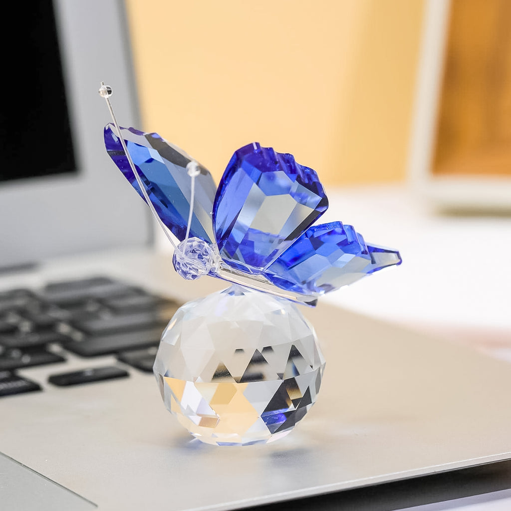 Crystal Butterfly Showpiece for Office & Home Decor