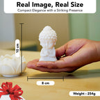 Resin Buddha with Lotus Showpiece for Home Decor & Gifting