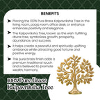 Brass Kalpavriksha Tree of Life Showpiece with Gift Box for Housewarming, Wedding & Gifting