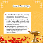 Brass Diya with Stand for Puja & Home Decor