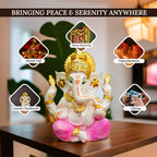 Ganesha Idol for Pooja Room, Home Decor, Office Desk & Gifting (Size-5inch)