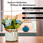 Chrysanthemum Artificial Flowers with Ceramic Vase for Home Decor , Office & Table Decoration (Copy)