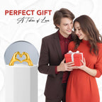 Resin Heart Shaped Love Hands Showpiece for Home Decor & Living Room Decoration