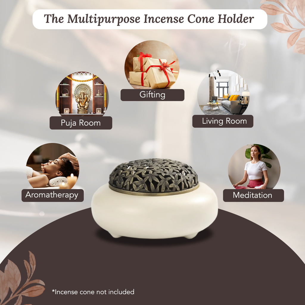 Ceramic Dhoop Dani for Home Decor & Gifting