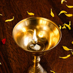 Brass Wick Holders for Oil Lamp & Diya (Set of 6)