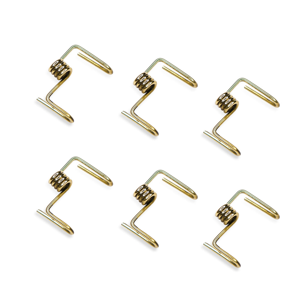 Brass Wick Holders for Oil Lamp & Diya (Set of 6)