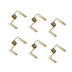 Brass Wick Holders for Oil Lamp & Diya (Set of 6)