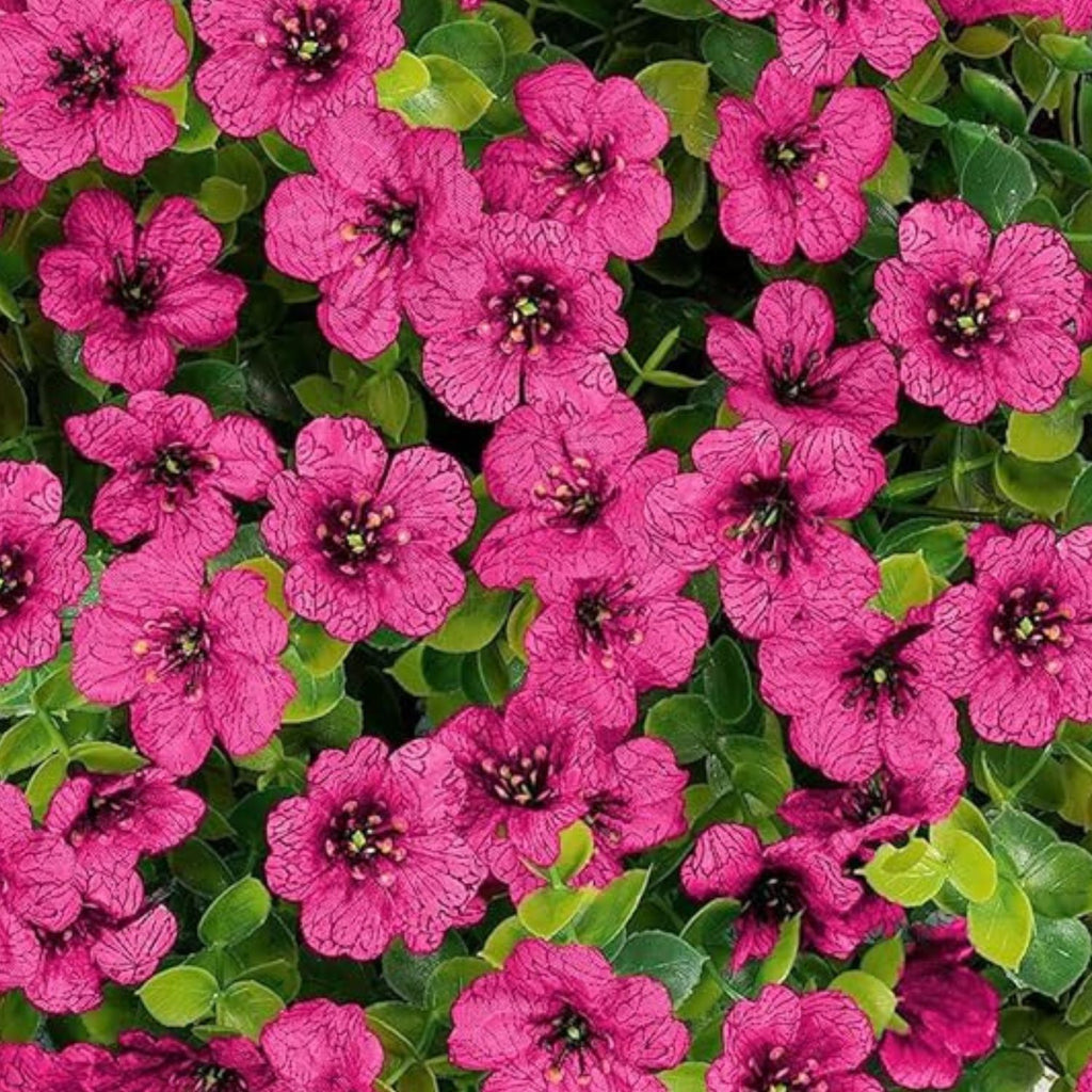 Hanging Artificial Faux Flowers Plant Basket for Balcony Home Decor & Outdoor Decoration