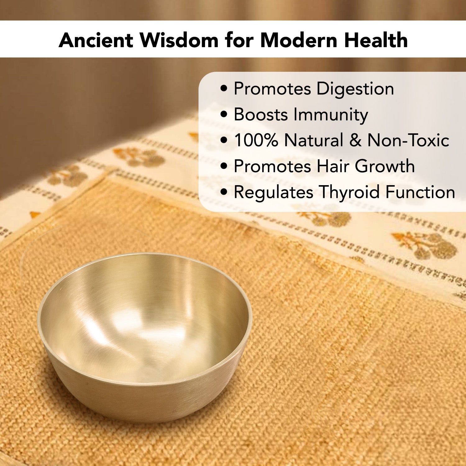 Bronze Kansa Bowl for Home Dining, Kitchen & Gifting