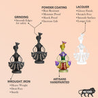 Rajasthani Musicians Showpieces Set of 2 for Home Decor, Table , Living Room & Gifting