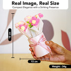 Pink Cherry Blossom Crochet Flowers Bouquet for Home Decor & Gifting