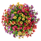 Hanging Artificial Faux Flowers Plant for Balcony Home Decor & Outdoor Decoration