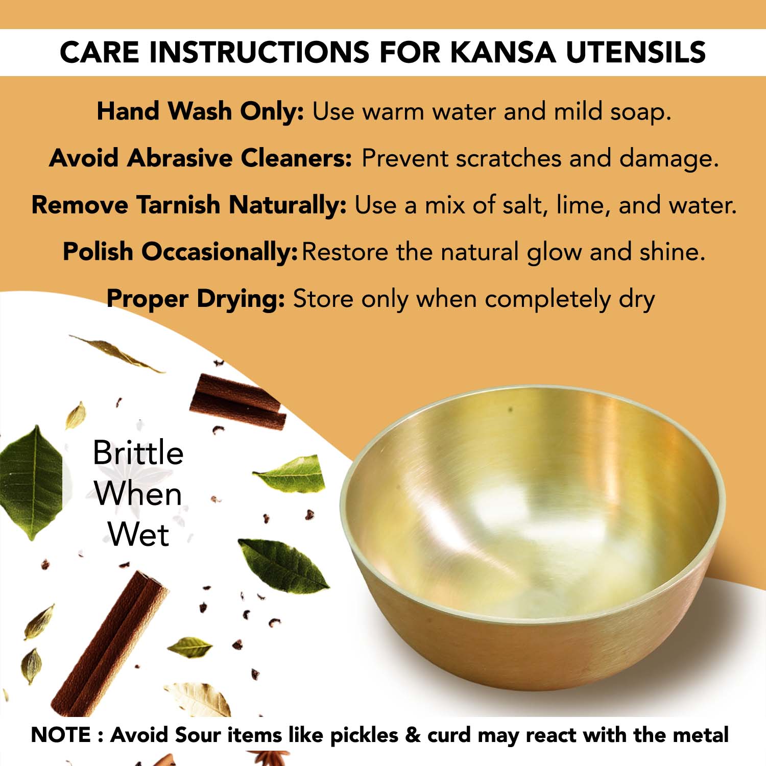Bronze Kansa Bowl for Home Dining, Kitchen & Gifting