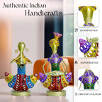 Rajasthani Musicians Showpieces Set of 2 for Home Decor, Table , Living Room & Gifting