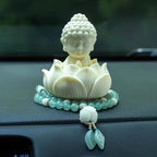 Resin Buddha with Lotus Showpiece for Home Decor & Gifting