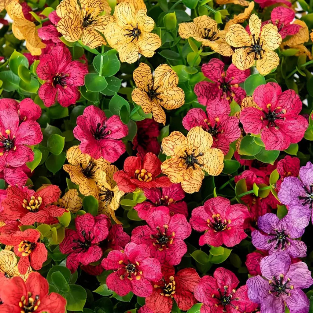 Hanging Artificial Faux Flowers Plant for Balcony Home Decor & Outdoor Decoration