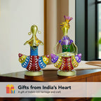Rajasthani Musicians Showpieces Set of 2 for Home Decor, Table , Living Room & Gifting