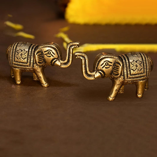 Ekhasa 100% Pure Brass Horse Cart for Home Decor | Tanga Showpiece Brass Antique Decor Item | Indian Handicrafts Artifacts for Living Room Home Decorative Items & Foreigners Gift