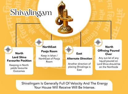 Ekhasa 100% Pure Brass Shivling for Home Puja (Size: 7 cm) | Siva Linga for Pooja | Shiva Lingam for Office | Shiv Linga for Gift | Shiva Linga | Ideal Gift for All Occasions