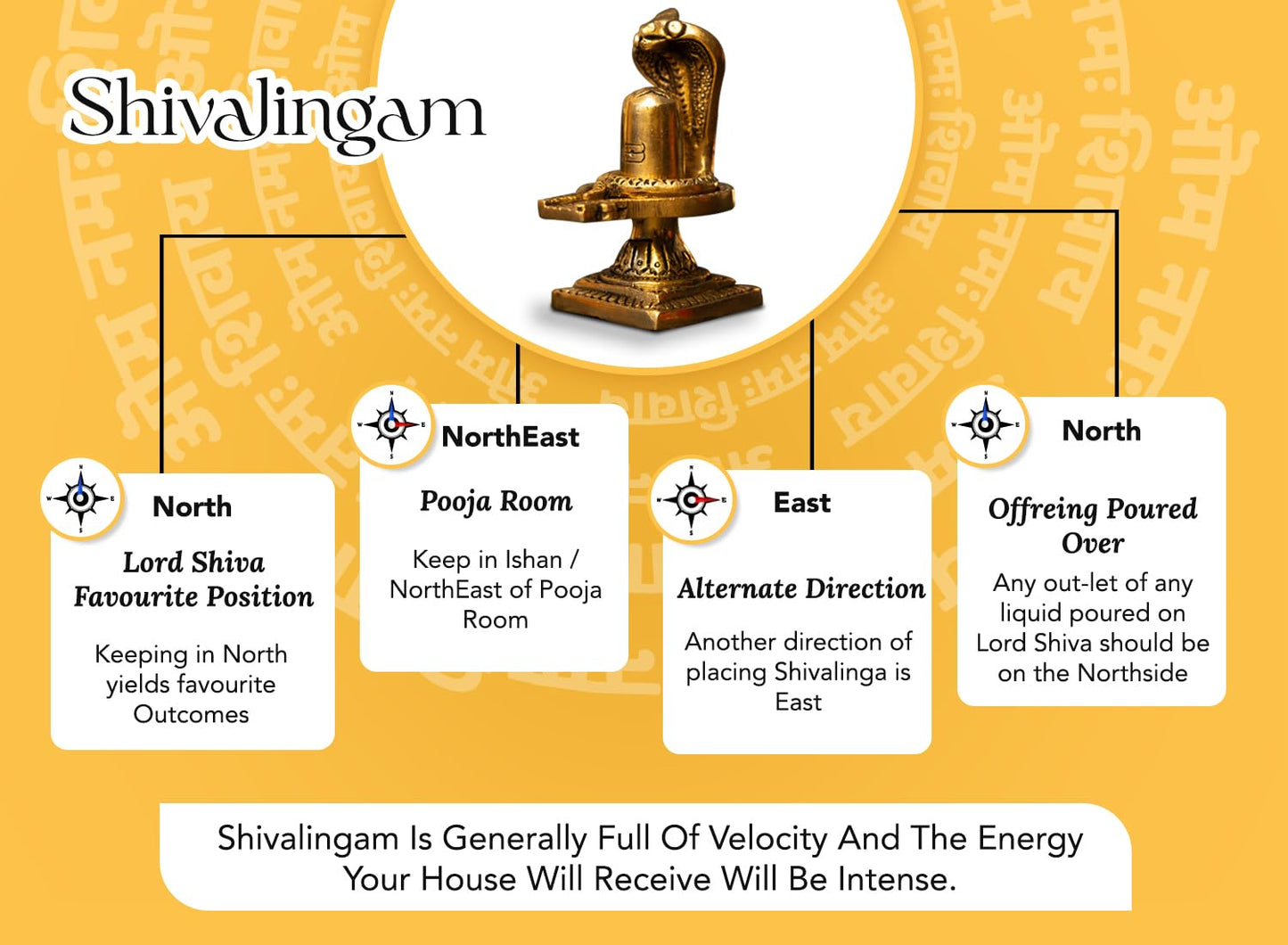 Ekhasa 100% Pure Brass Shivling for Home Puja (Size: 8 cm) | Siva Linga for Pooja | Shiva Lingam for Office | Shiv Linga for Gift | Shiva Linga | Ideal Gift for All Occasions