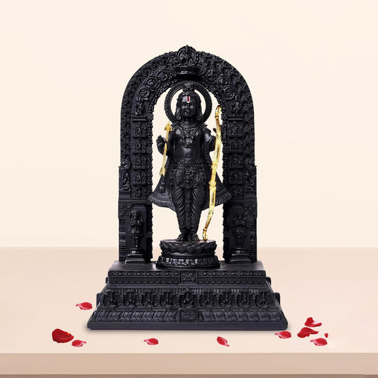 Ekhasa Ram Lalla Idol | Ayodhya Ram Lala Murti Exact Replica | Shri Ramlala Statue | Shree Ram Bhagwan Murti for Car Dashboard, Home, Pooja Temple, Gift | Lord Rama Idol | Sri Ramlalla (6 inch)