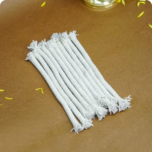 Cotton Wicks(15 cm) for Akhand Diya & Daily Puja(Pack of 12)