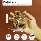 Brass Durga Idol for Home Decor, Pooja Room, Office Desk & Gifting