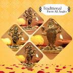 Pure Brass Mata Rani Idol for Pooja Room, Office Desk & Home Decor
