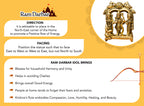 Pure Brass Ram Darbar Idol for Pooja Room, Home Decor & Gifting