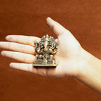 Pure Brass Panchmukhi Ganesha Idol for Home , Pooja & Gifting