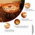 Iron Urli Bowl with Stand for Home Decor, Table Decor, Diwali Decoration & Gifting