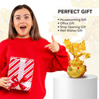 Crystal Feng Shui DIY Citrine Golden Tree Showpiece for Home, Office & Table Decor