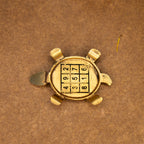 Brass Feng Shui Tortoise Idol for Vastu & Home Decor