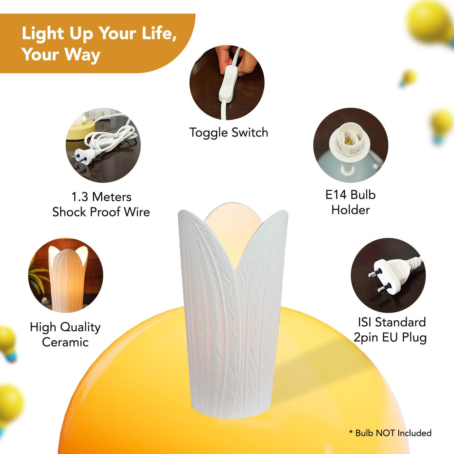 Ekhasa Lotus Lamp - elegant home ambiance
